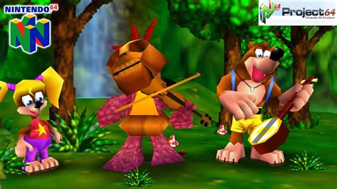Banjo Kazooie Gameplay Nintendo 64 1080p Project 64