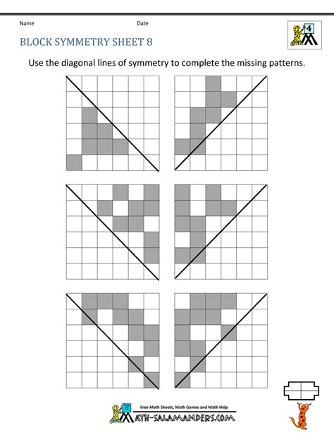 Symmetry Worksheet
