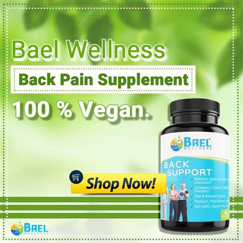 Also Fda Approved And Gmp Certified A Natural Back Pain Supplement