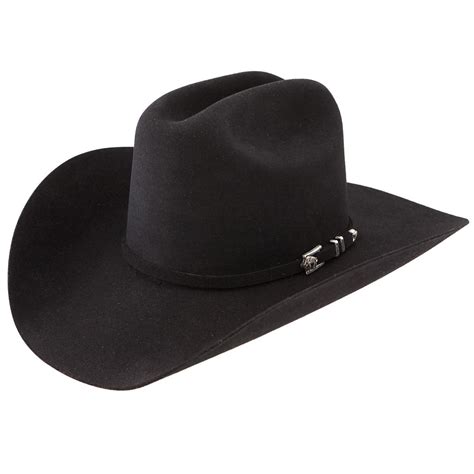 Stetson Apache 4x Black Fur Felt Cowboy Hat Lammles