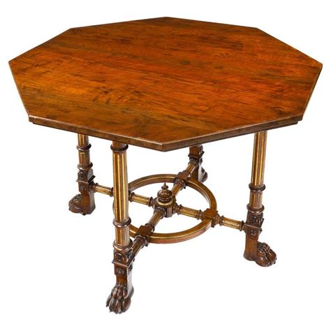 Fine Quality English Burr Maple Wood Veneered Sewing Table For Sale At 1stdibs
