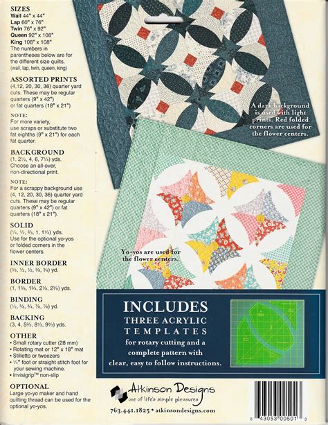 Winners Bouquet Quilt Quilting Pattern With Templates Etsy