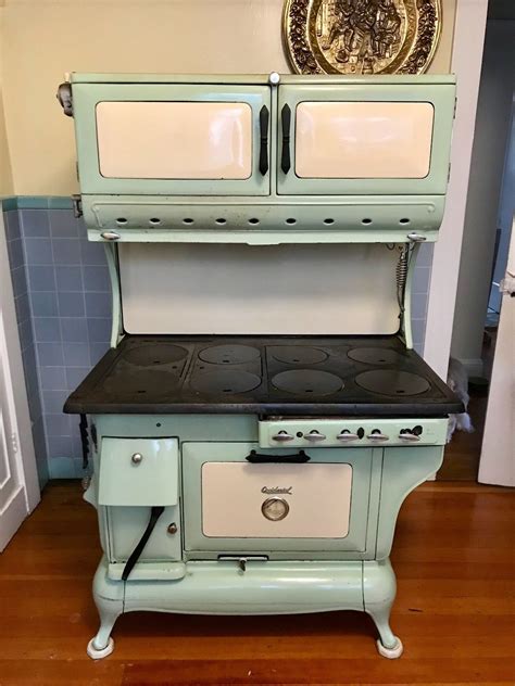 Occidental 1880s Hybrid Gas And Wood Cook Stove Minty Fresh And In