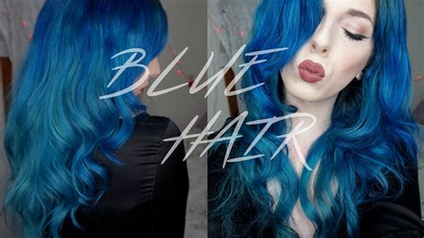 Blue Hair Tutorial Cwissi Youtube