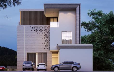 Luxury Villa In Saudi Arabia On Behance Modern Exterior House Designs