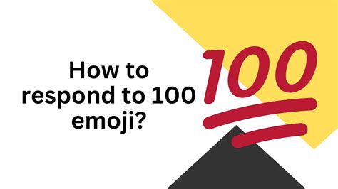 How To Respond To 100 Emoji Perfect 2024