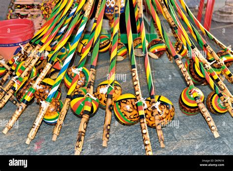 Brazil Bahia Berimbau Instruments Are Used To Give The Rhythm Stock