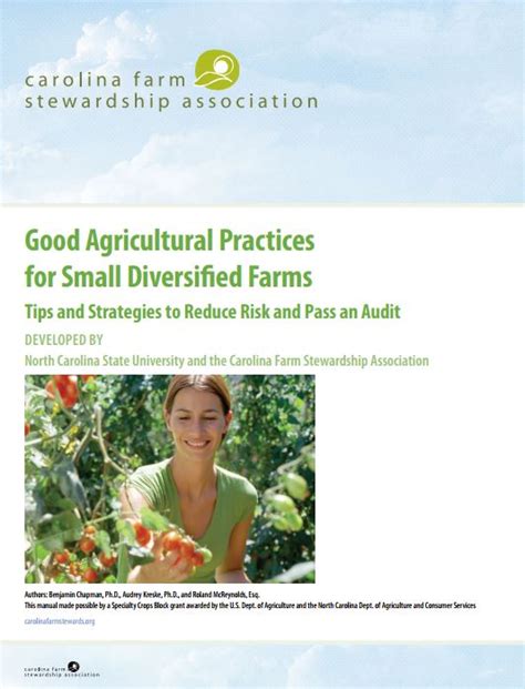 Gaps Manual Carolina Farm Stewardship Association
