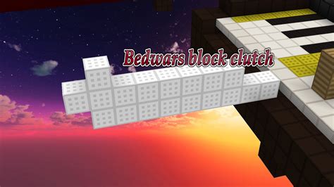 Bedwars Block Clutch Montage Youtube