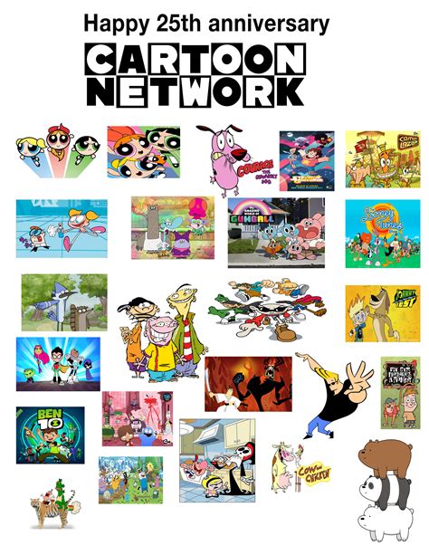 User Blogthomperfancartoon Network 25th Anniversary Picture The