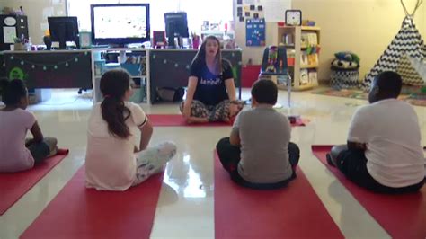 Elementary School Students Use Yoga To Manage Classroom Stress