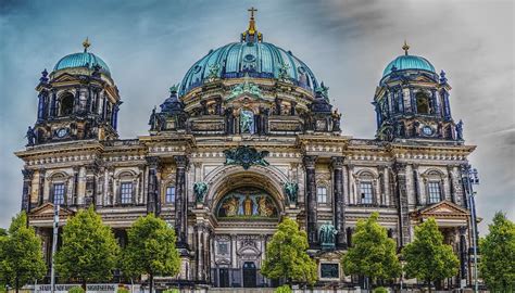 Hd Wallpaper Painting Of Cathedral Berlin Cathedral Cathedral