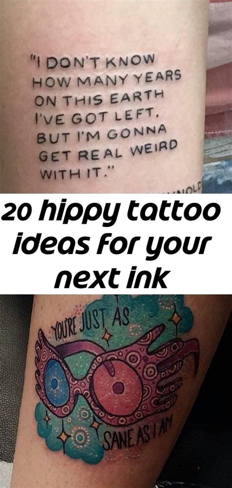 20 Hippy Tattoo Ideas For Your Next Ink Hippie Tattoo Luna Lovegood Tattoo Tattoos
