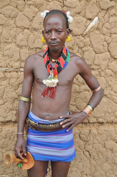 Hamer Man At Turmi Market Omo Valley Ethiopia Photo
