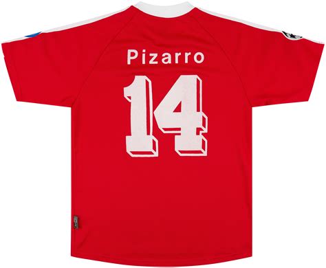 2000 01 Bayern Munich Cl Home Shirt Pizarro 14 Very Good 710 Xl
