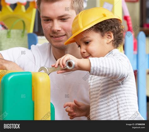Man Children Playing Image And Photo Free Trial Bigstock