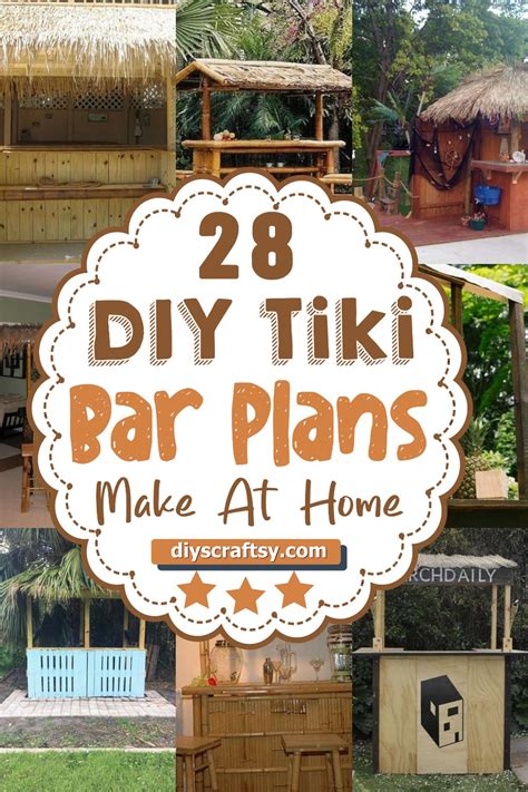 28 Diy Tiki Bar Plans You Can Make At Home Diyscraftsy