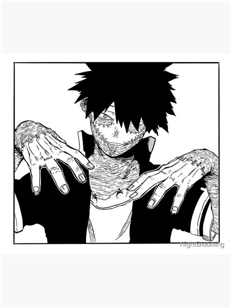 Dabi Manga Panel Canvas Print For Sale By Nightblooming Redbubble