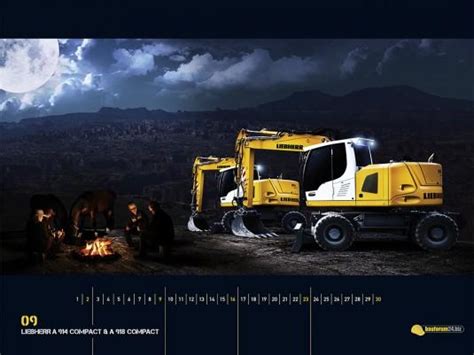 Free Download Liebherr R 954 C Longfront Heavy Equipment Calendar