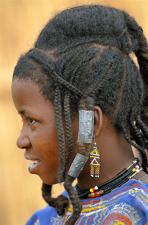 Africa Peul Fulani Woman Photographed In Burkina Faso © Sergio Pessolano Modern Hairstyles