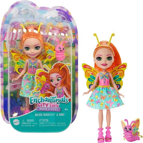 Buy Enchantimals Hkn12 City Tails Doll Belisse Butterfly
