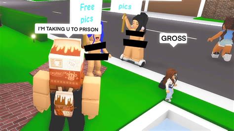 I Arrested Naked Brookhaven Rp Players In Roblox Youtube
