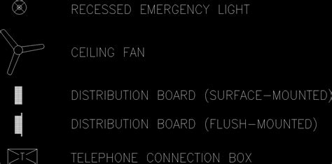 9 Electric Lighting Symbols Cad Blocks