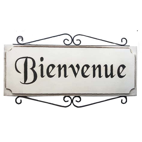 Extra Large French Bienvenue Welcome Sign Etsy