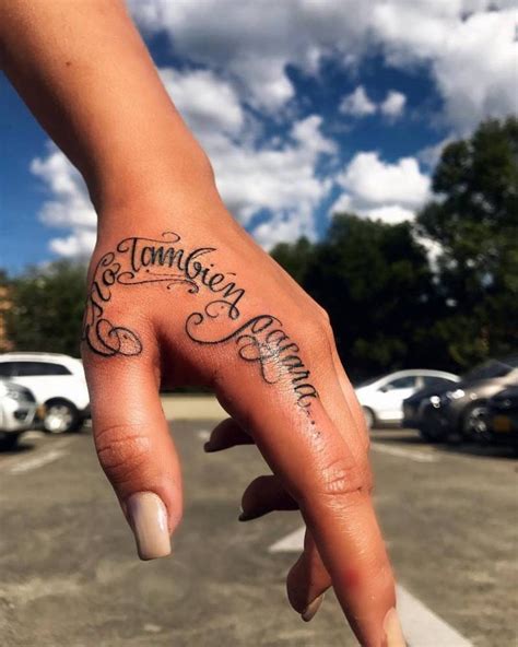 Esto Tambi N Pasar En Karol G Tribal Hand Tattoos Hand Tattoos Side Hand Tattoos