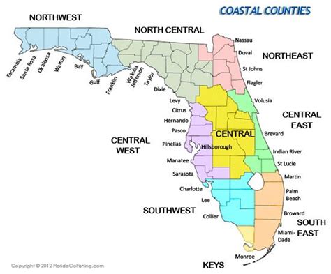 Map Of Florida Central West Coast Share Map