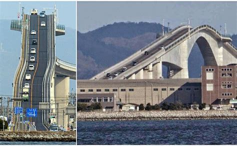 10 Most Dangerous Roads In The World Eshima Ohashi Bridge Japan