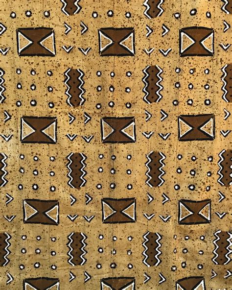 African Mudcloth Fabric Bambara Mud Cloth Bogolan Fabric Etsy