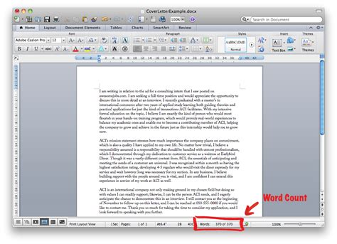 Word Count in Microsoft Word. Need to know how many words are in a ...