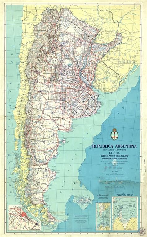 Mapa De La Red Caminera De La República Archivo General De La