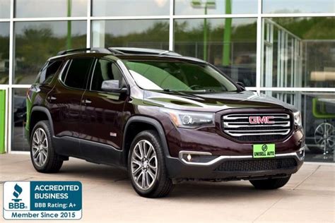 2017 Used Gmc Acadia Awd 4dr Slt Wslt 1 At Unisell Auto Serving