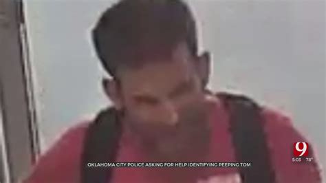 okc police teen girl followed into public restroom by accused peeping tom