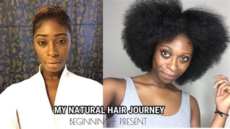 My Natural Hair Journey Beginning Present Youtube