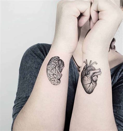 Brain And Heart Tattoos Best Tattoo Ideas Gallery Tatuaje Cerebro