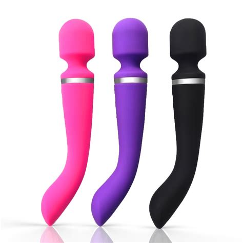 Rechargable 10 Speed Av Magic Wand Vibrator For Women Clitoral Massage Stick Waterproof G Spot