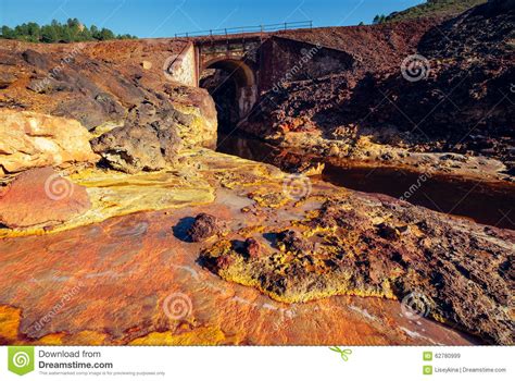 Rio Tinto River In Spain Stock Image Image Of Mine