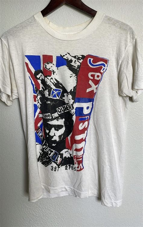 Vintage 1980s Sex Pistols Band T Shirt Gem