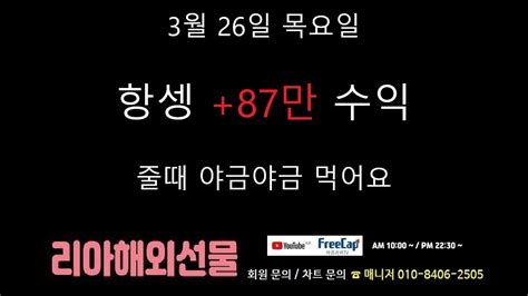 마디 시스템차트로 일당채기기 리아해외선물 Youtube