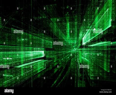 Dark Green Sci Fi Or Technology Background Abstract Computer
