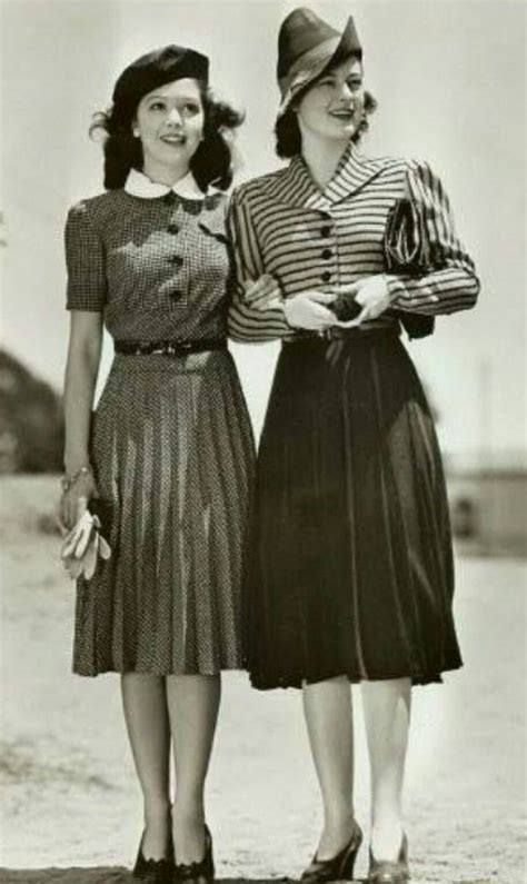 Vintage 40s 1940s 1940s Fashion Women Forties Fashion 1940s Fashion