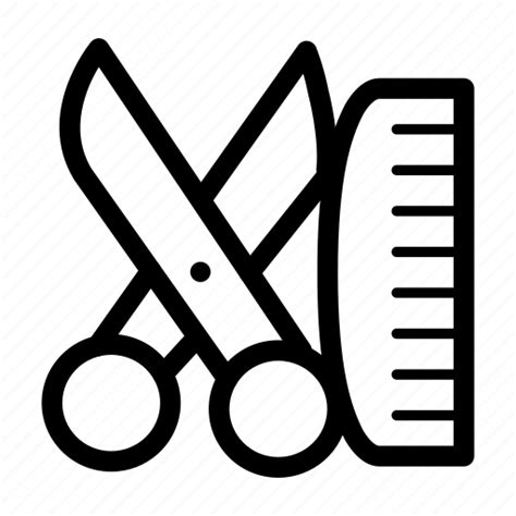 Comb, hair cut, scissors, scissors and comb, summer icon