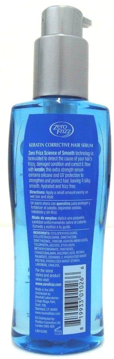 Page 1 of 1 start overpage 1 of 1. 3 Pack Zero Frizz Keratin Corrective Extra Strength Hair ...