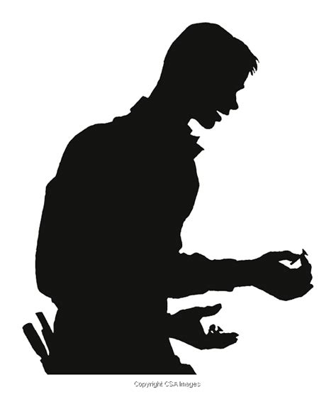 Silhouette Of Handyman 813936a Csa Images