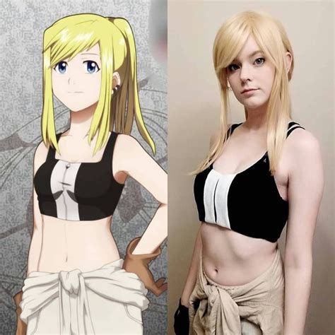 Winry Rockbell From Fullmetal Alchemist Brotherhood Cosplay By Nellynuttons