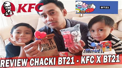 Review Chaki Meal Bt21 Kfc X Bt21 Youtube