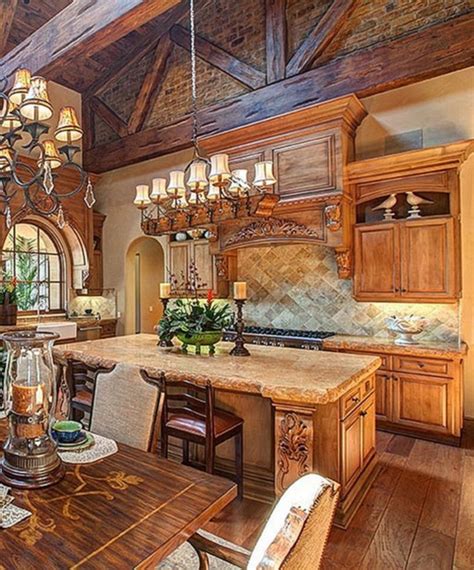 For making a cozy touch in the kitchen, you can begin decor it with wood and painted cabinet is the idea which comes along with rustic style. 20+ Wonderful Italian Rustic Kitchen Decorating Ideas To ...